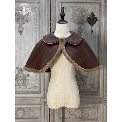 Miss Point Classic Chocolate Cape(Reservation/3 Colours/Full Payment Without Shipping)